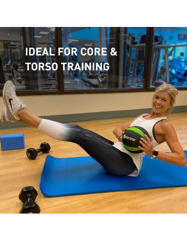 Bola de Medicina BodySport 0.9 kg - Entrenamiento Fuerza y Cardio