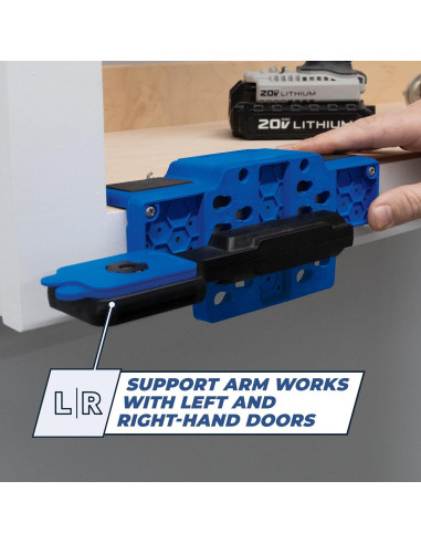 Plantilla de Montaje de Puertas de Gabinete Kreg KHI-CDIJ - Ajustable y Precisa