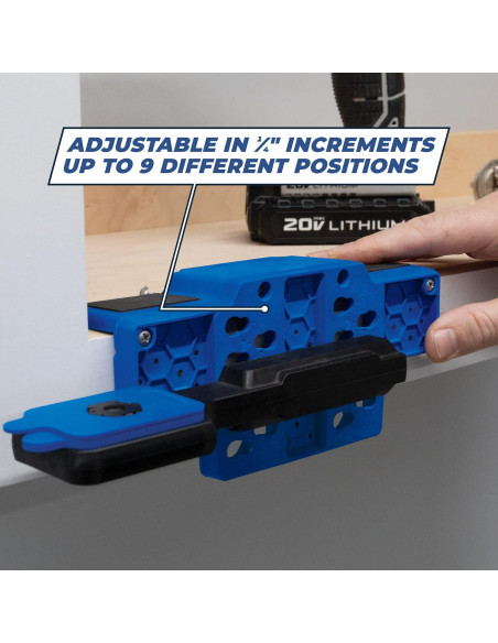 Plantilla de Montaje de Puertas de Gabinete Kreg KHI-CDIJ - Ajustable y Precisa