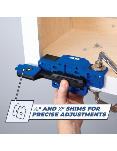 Plantilla de Montaje de Puertas de Gabinete Kreg KHI-CDIJ - Ajustable y Precisa