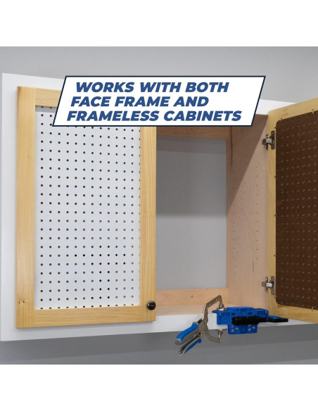 Plantilla de Montaje de Puertas de Gabinete Kreg KHI-CDIJ - Ajustable y Precisa