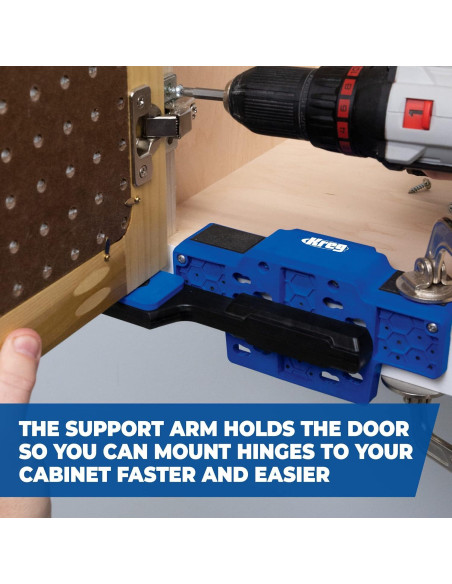 Plantilla de Montaje de Puertas de Gabinete Kreg KHI-CDIJ - Ajustable y Precisa