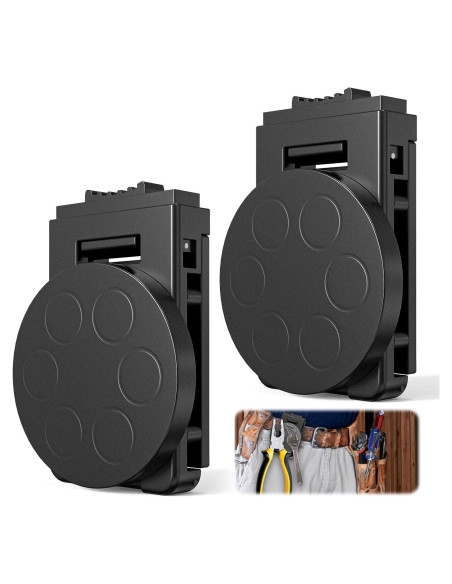 Clip Magnético para Cinturón Zihvfzu - 2 Piezas Antideslizante