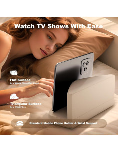 Soporte de Teléfono con Almohada Donrunpro 2 en 1 Plegable 2