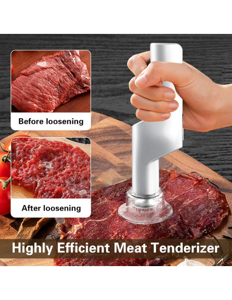 Ablandador de Carne Eléctrico FSTCRT Portátil 37 Agujas Inoxidable