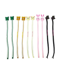 Organizador de Cables Yueton - 10 Piezas Animales PVC Multicolor
