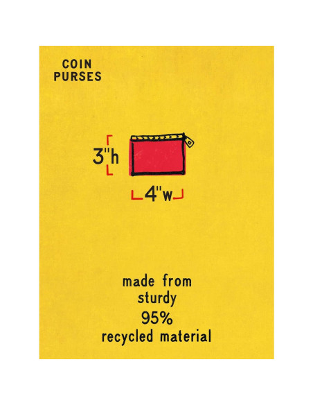 Monedero Blue Q Eres Hermosa 95% Reciclado 10.2x7.6cm