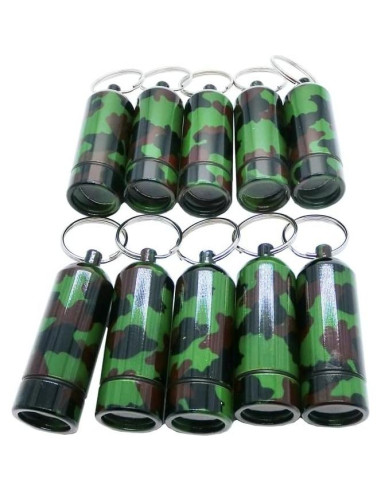 Set de 10 Latas de Aluminio Artkingdome para Pastillas Camuflaje