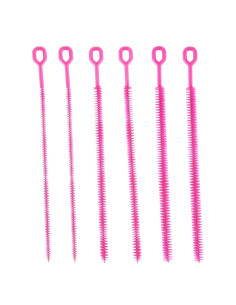 6 Cepillos Limpiadores Reutilizables Fukaisu 32cm Rosa