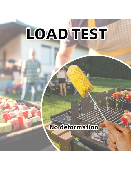 Pinchos de Metal Reutilizables Chaolong 30.48 cm para BBQ