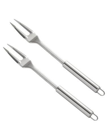 Tenedor de Acero Inoxidable FJYXCHENXM 33 cm 2 Piezas