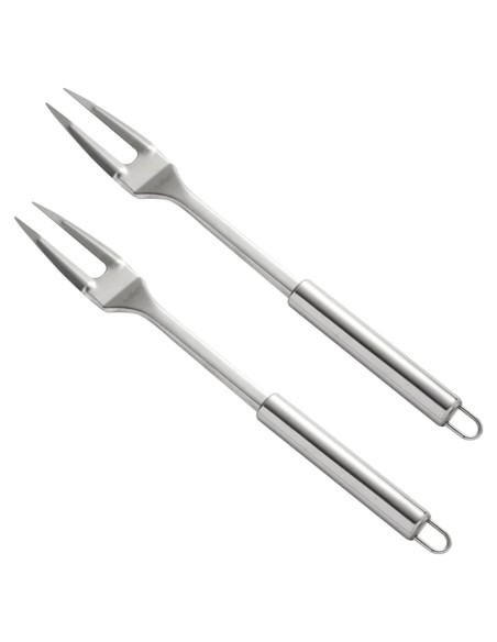 Tenedor de Acero Inoxidable FJYXCHENXM 33 cm 2 Piezas