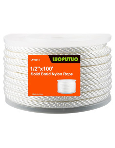 Cuerda de Nylon Trenzada LUOPUTUO 1/2" 30m Alta Resistencia