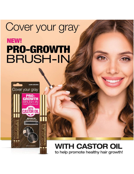 Tinte para Cabello Pro-Crecimiento Cover Your Gray - Marrón Oscuro
