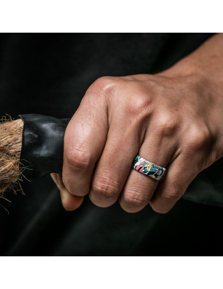 Anillo de Boda de Silicona ThunderFit para Hombres 8mm