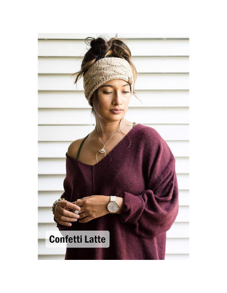 Diadema Calentadora de Oídos Funky Junque Naranja para Mujeres