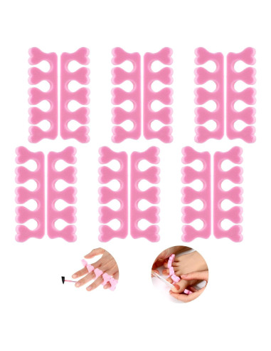 Separadores de Dedos de Esponja Piriuuo 12 Pcs para Pedicura