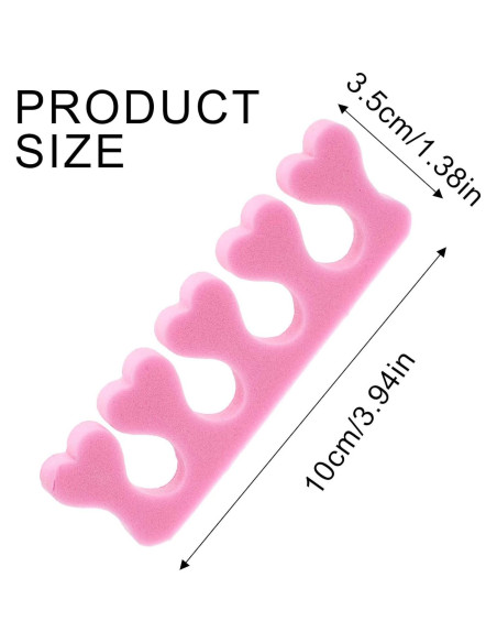Separadores de Dedos de Esponja Piriuuo 12 Pcs para Pedicura