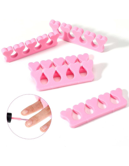 Separadores de Dedos de Esponja Piriuuo 12 Pcs para Pedicura