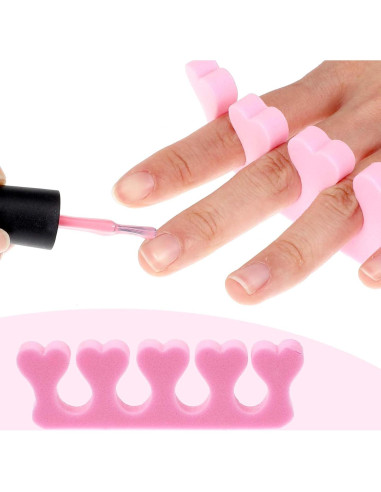 Separadores de Dedos de Esponja Piriuuo 12 Pcs para Pedicura