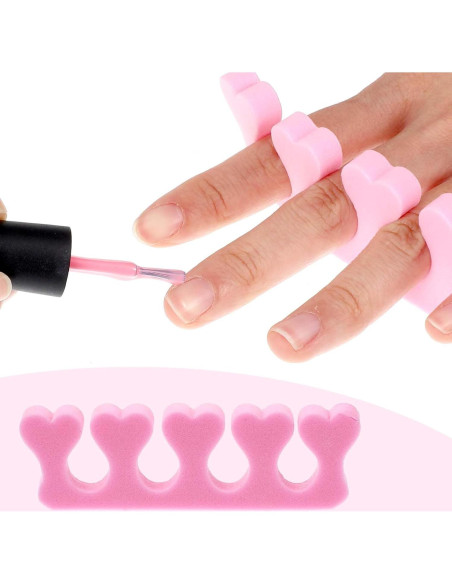 Separadores de Dedos de Esponja Piriuuo 12 Pcs para Pedicura
