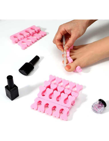 Separadores de Dedos de Esponja Piriuuo 12 Pcs para Pedicura