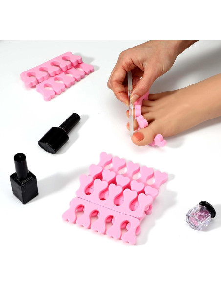 Separadores de Dedos de Esponja Piriuuo 12 Pcs para Pedicura