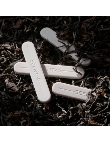 Ambientador de coche Scent Tag con cerámica y clip ventilación