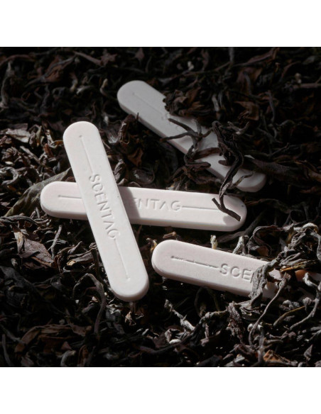 Ambientador de coche Scent Tag con cerámica y clip ventilación