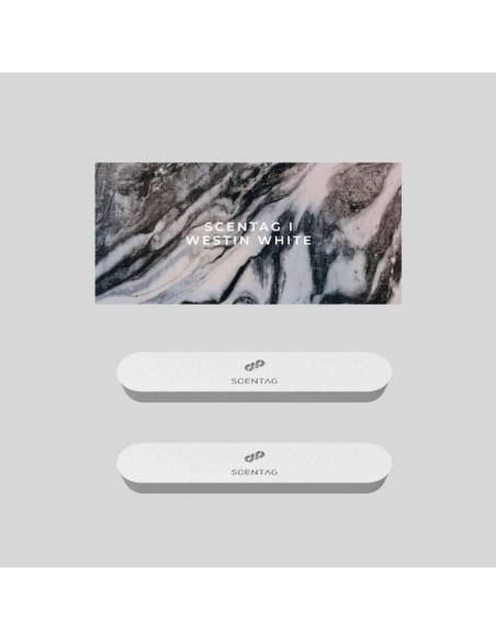 Ambientador de coche Scent Tag con cerámica y clip ventilación