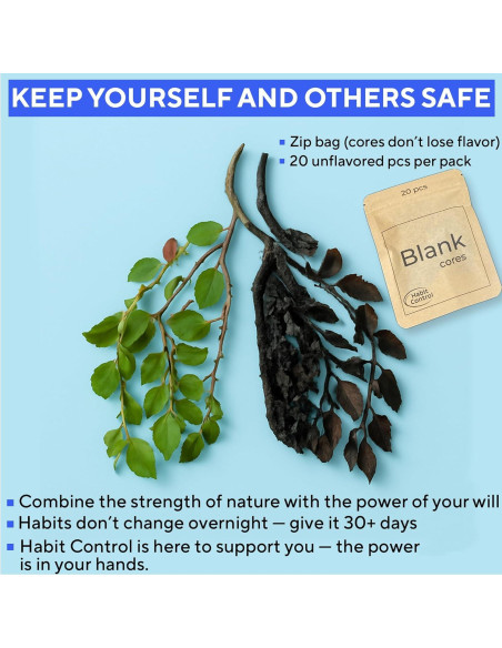 Recargas de Collar Respiratorio Control de Hábitos - 20 Mechas