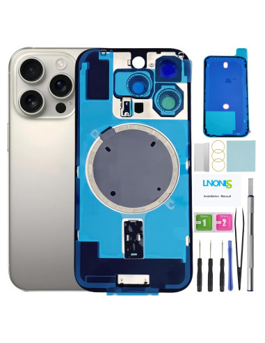 Reemplazo Cristal Trasero LNONLS para iPhone 16 Pro 6.3"