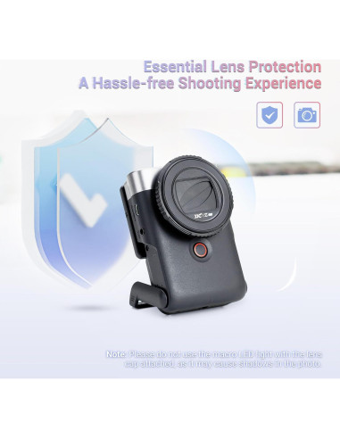 Cubierta de lente JJC para Canon PowerShot V10, a prueba de polvo y rayones