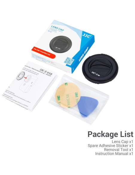 Cubierta de lente JJC para Canon PowerShot V10, a prueba de polvo y rayones