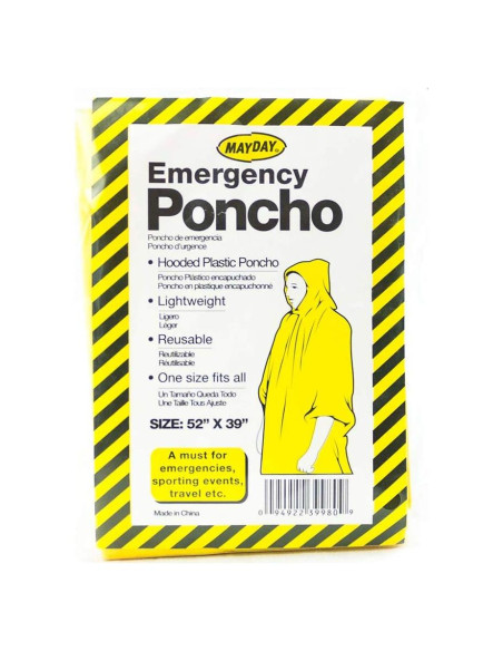 Poncho de Emergencia Mayday 5 Pack Talla Única Ligero