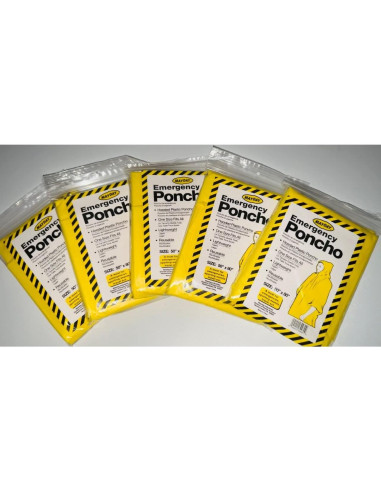 Poncho de Emergencia Mayday 5 Pack Talla Única Ligero