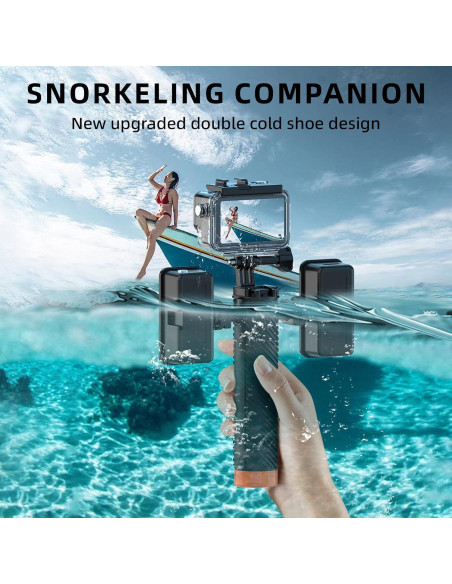 Empuñadura Flotante para Cámara Deportiva Coyktonty - Compatible con GoPro e Insta360