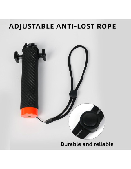 Empuñadura Flotante para Cámara Deportiva Coyktonty - Compatible con GoPro e Insta360