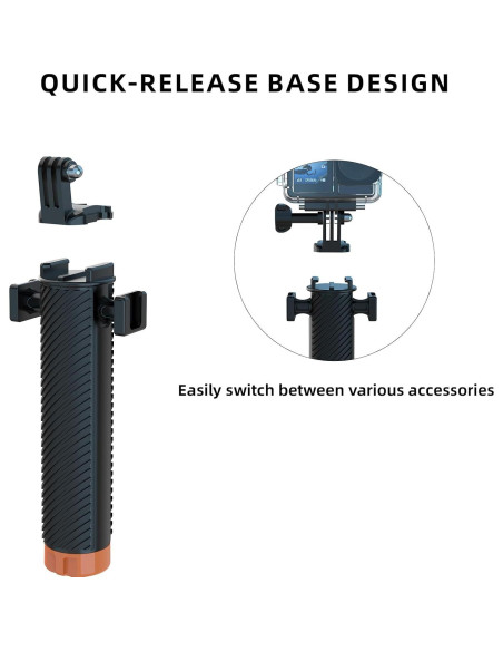 Empuñadura Flotante para Cámara Deportiva Coyktonty - Compatible con GoPro e Insta360