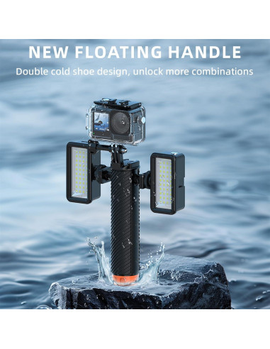 Empuñadura Flotante para Cámara Deportiva Coyktonty - Compatible con GoPro e Insta360