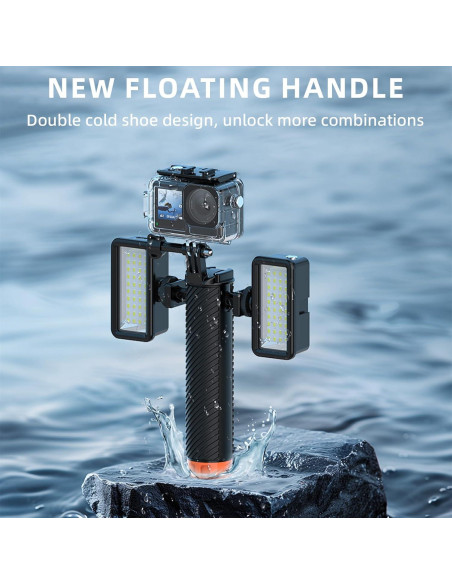 Empuñadura Flotante para Cámara Deportiva Coyktonty - Compatible con GoPro e Insta360