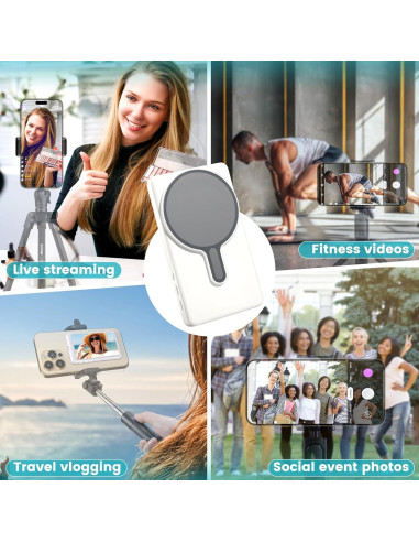 Monitor de Vlog Selfie Inalámbrico AFFLAT 4.02" HD