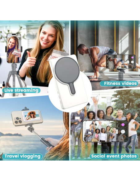 Monitor de Vlog Selfie Inalámbrico AFFLAT 4.02" HD