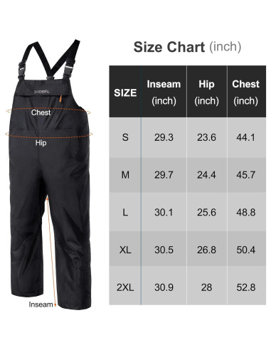 Conjunto Chaqueta Impermeable y Overoles Rodeel para Hombre