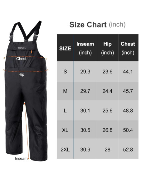 Conjunto Chaqueta Impermeable y Overoles Rodeel para Hombre