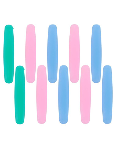 Dispensador de Pasta de Dientes Healifty 10 Piezas PVC