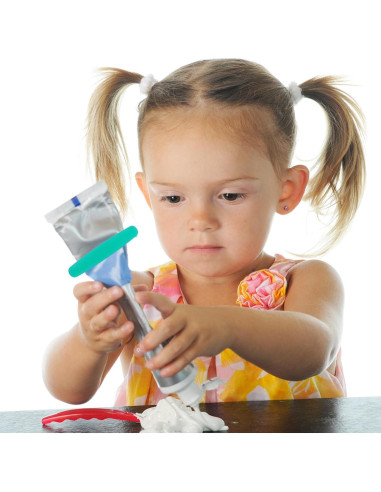 Dispensador de Pasta de Dientes Healifty 10 Piezas PVC