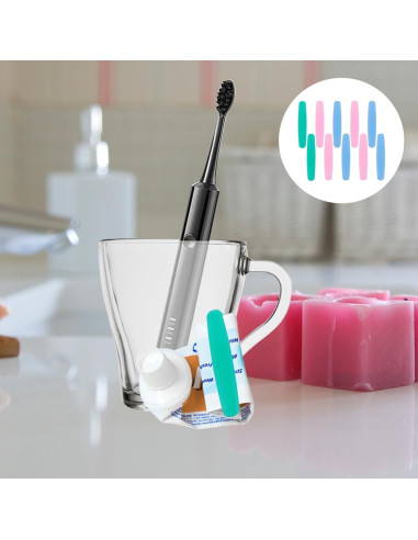 Dispensador de Pasta de Dientes Healifty 10 Piezas PVC