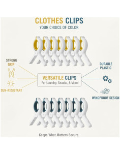 Pinzas de Toalla de Playa Extra Grande 12 Pack xiaxi 2