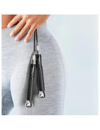 Cuerda de Salto con Peso Huhloch, 3m, Auto-Bloqueo, Antideslizante